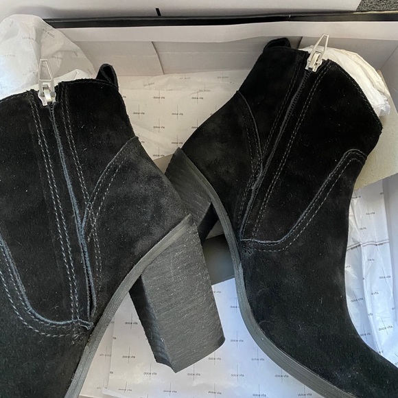 Dolce Vita Saint Suede Ankle Boots - Picture 3 of 7